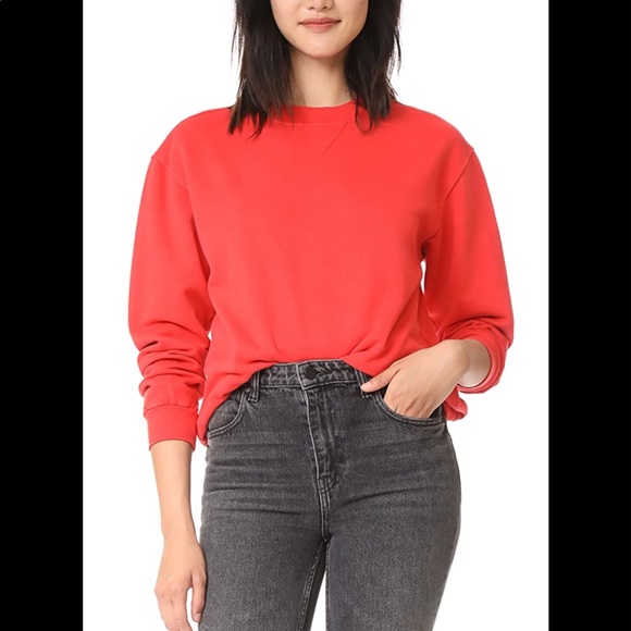 Anine Bing Red Sweatshirt size M - Picture 2 of 7